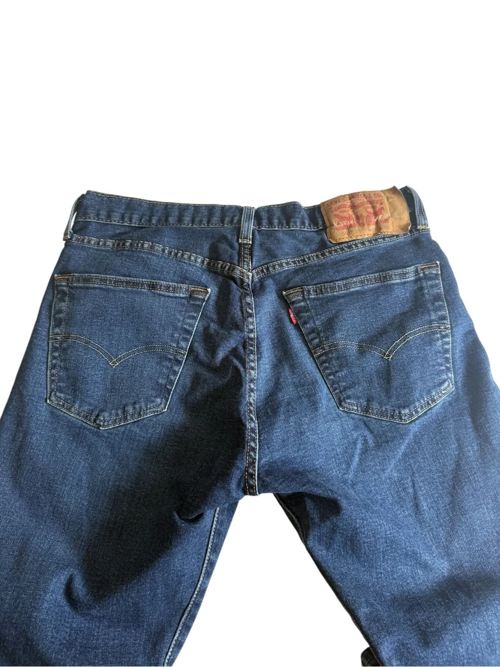 Levi's 501 Original Fit Jeans Men's 32x34 Uncanny Medium Blue Indigo Wash